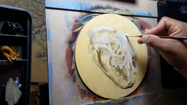 Jaguar Skull - Progress