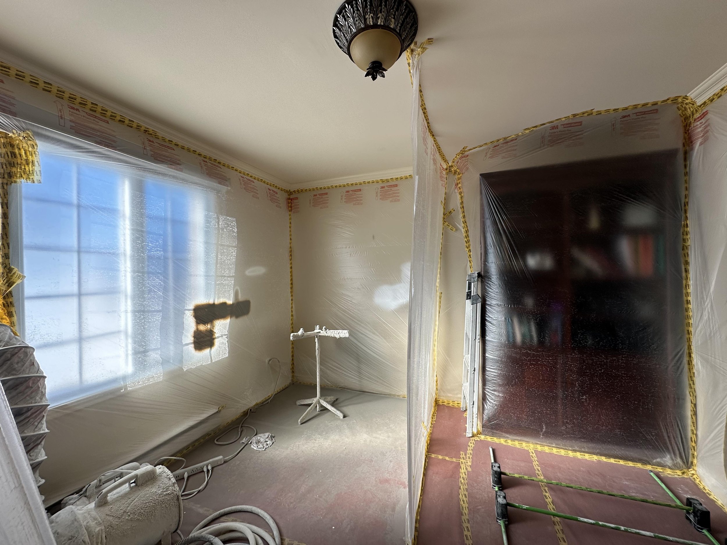 peinture à mélamine chambre à peinture ventilée pression négative