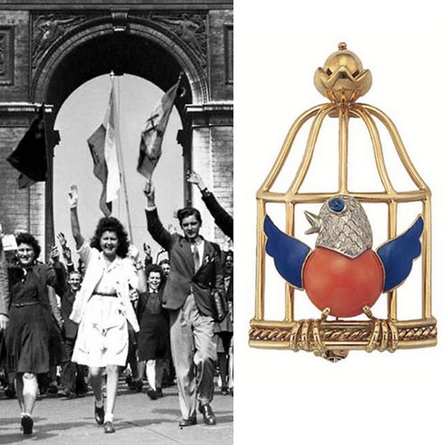Liberated Bird Brooch