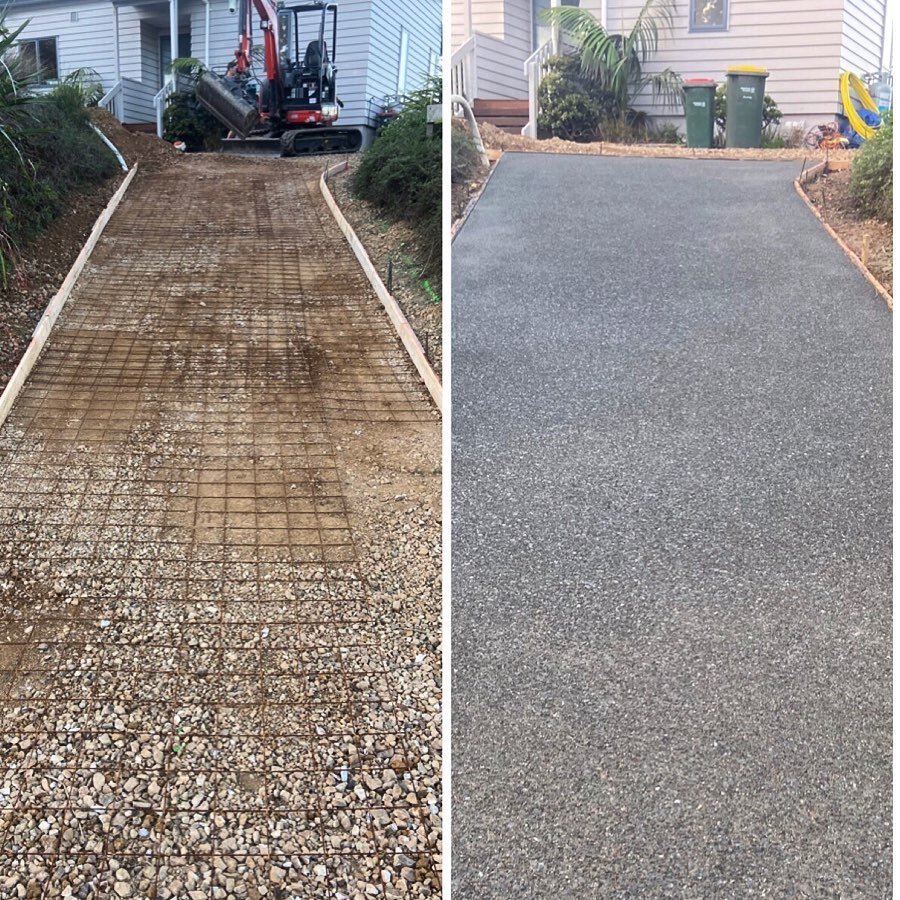 [🅳🆁🅸🆅🅴🆆🅰🆈]
+
&lt; BEFORE &gt; ~ &lt; AFTER&gt;
+
+
#driveway #landscaping #newzealand #earthwork #upgradeyourlife #renovation #project #projectmanagement #waihekeisland #waihekemustdo #waiheke #onetangi #waihekedriveways #waihekelandscaping