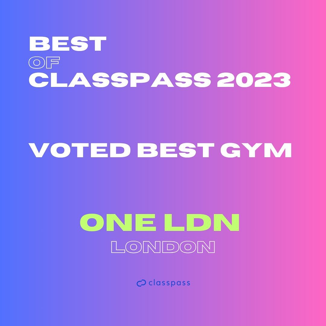 We have been voted THE BEST GYM on @classpassuk out of thousands of gyms across the UK! Thank you so much for all your votes and support! 

Let&rsquo;s run it back 🫡 

@classpassuk
