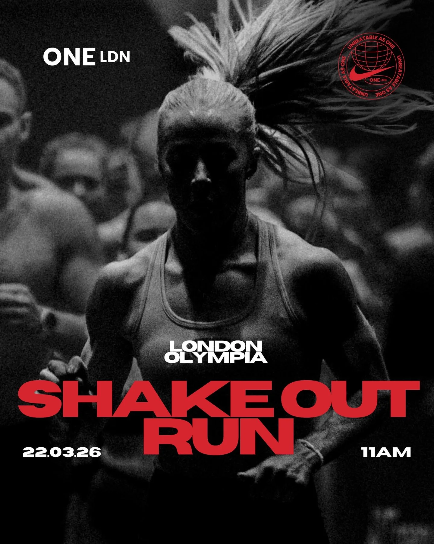 LONDON OLYMPIA SHAKE OUT RUN - 22nd MARCH

Sunday | 11:00AM 5km Bridge to Bridge River Loop
Nike Zoom Fly Shoe Trial

Led by Unbeatable Crew Elite HYROX athlete @laurenstockleyy 

Free Tickets - Link in bio to sign up

Event Partners:
@nikelondon
@ca