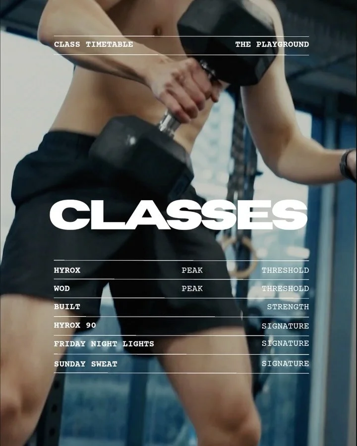 Training like an athlete isn&rsquo;t about going hard every day. It&rsquo;s about training smart.

Our new timetable is designed to help you train consistently, recover better and perform at a higher level.

The new structure is built around two trai