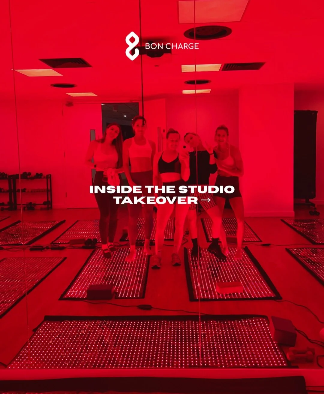 Inside the Yoga &amp; Pilates @boncharge_ Takeover &rarr;

Last week, BON CHARGE brought red light therapy to ONE LDN.

Members moved through classes on BON CHARGE Red Light Therapy Mats, while a dedicated recovery station featuring PEMF Mats, red li