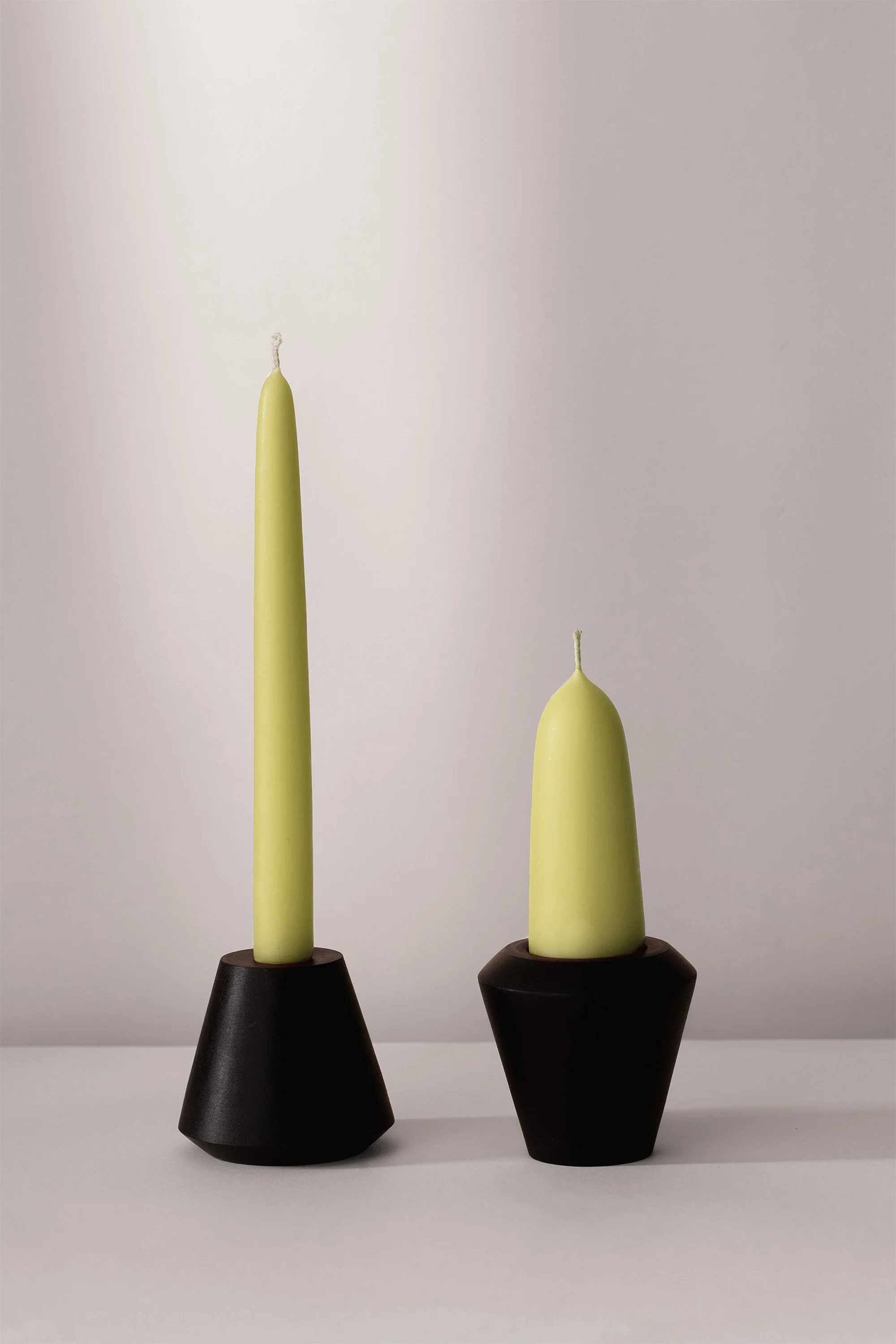 Cone of Stone Candleholder