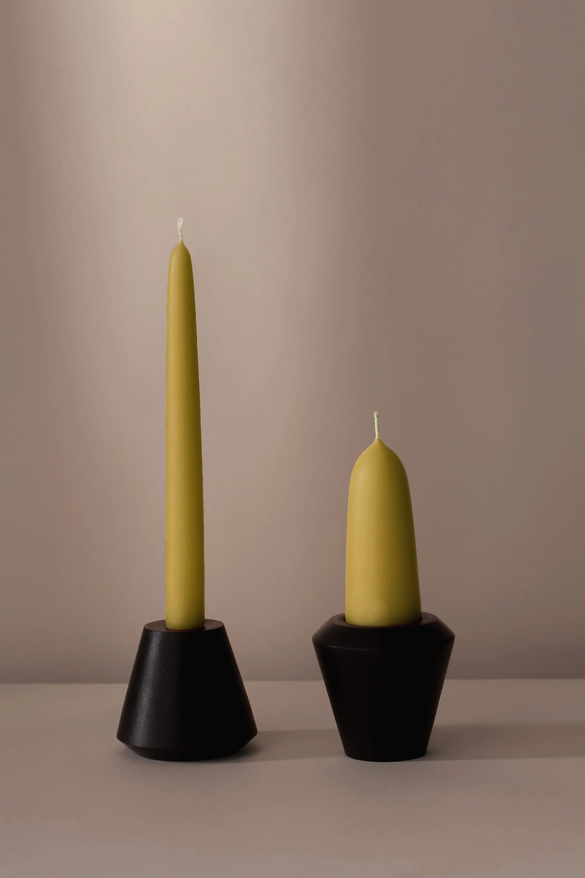 Cone of Stone Candleholder