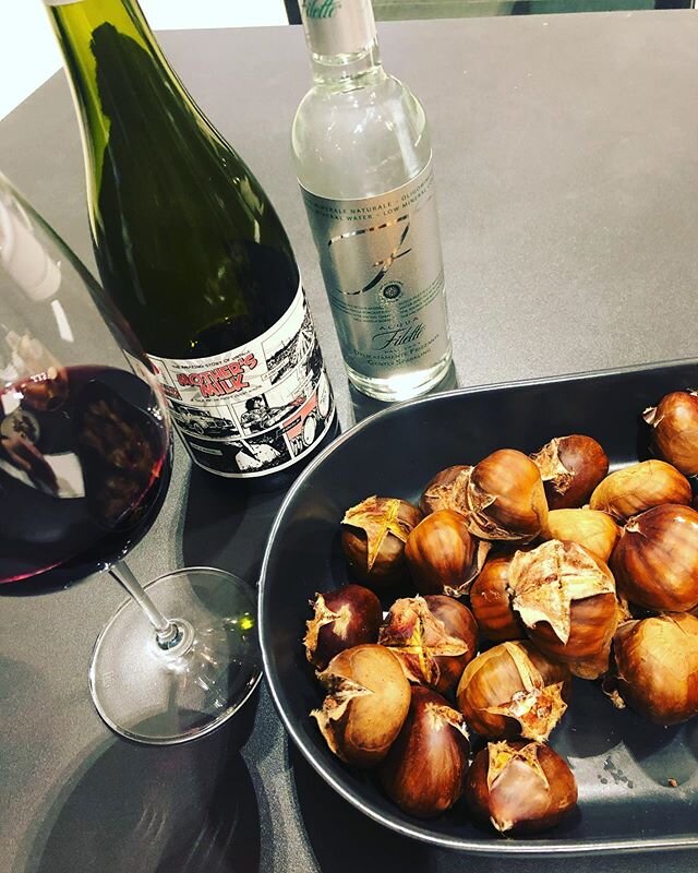 Going nuts for chestnuts 🌰 @scalziproduce @firstdropwines @acquafiletteaustralia