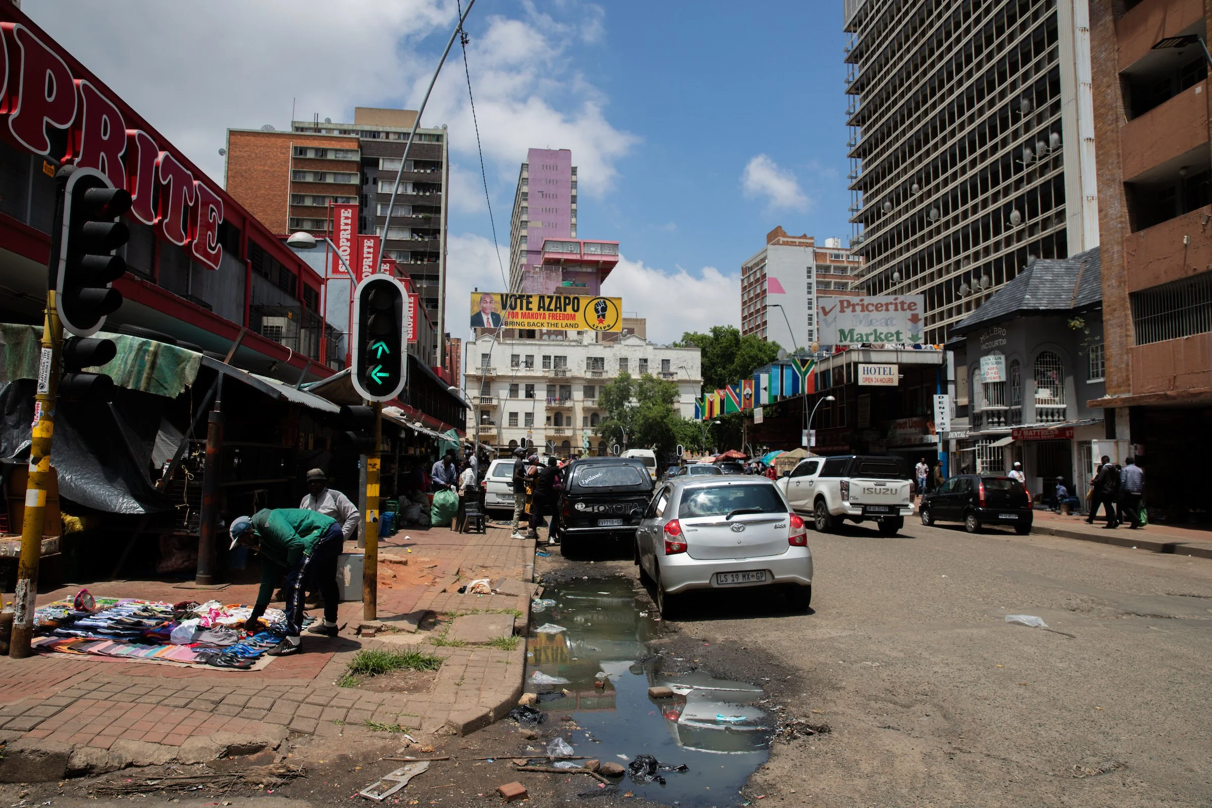 Johannesburgs dünne Fassade