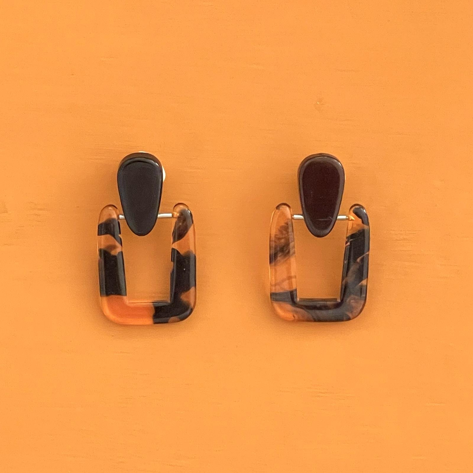 ORECCHINO TARTARUGA BAKELITE