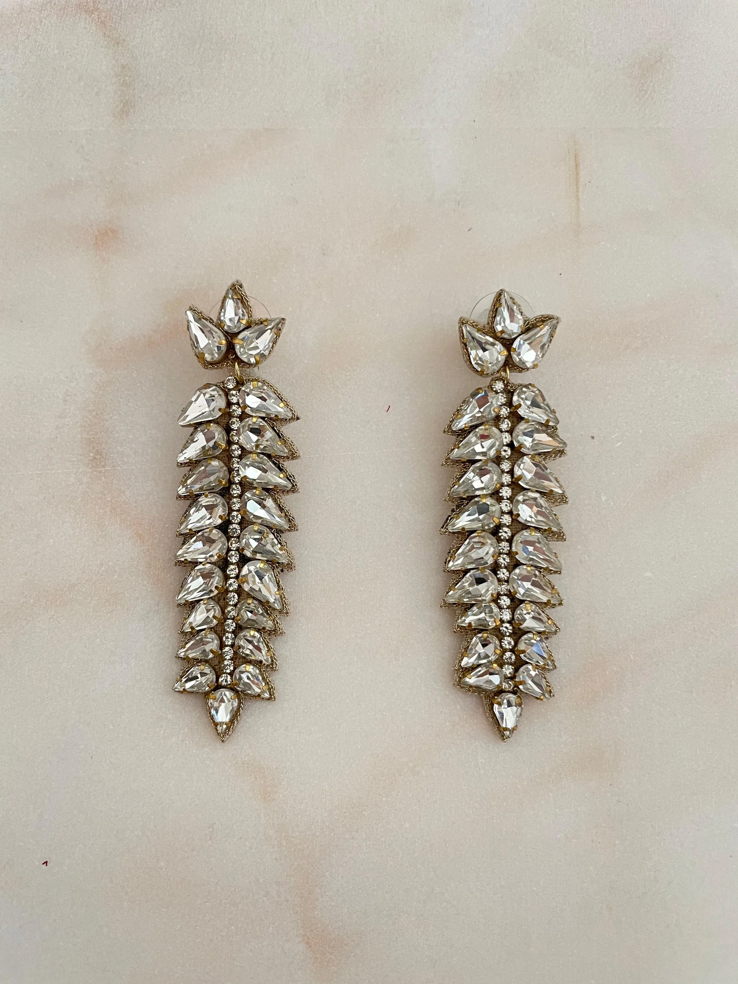 Orecchino silver lungo