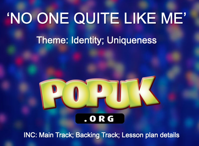 No one quite like me - THEME: Identity; Uniqueness
