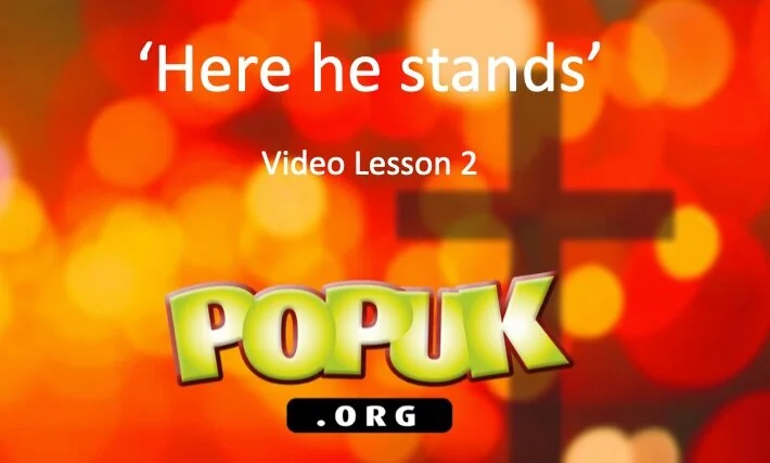 Livestream ‘Here he stands’ video lesson here