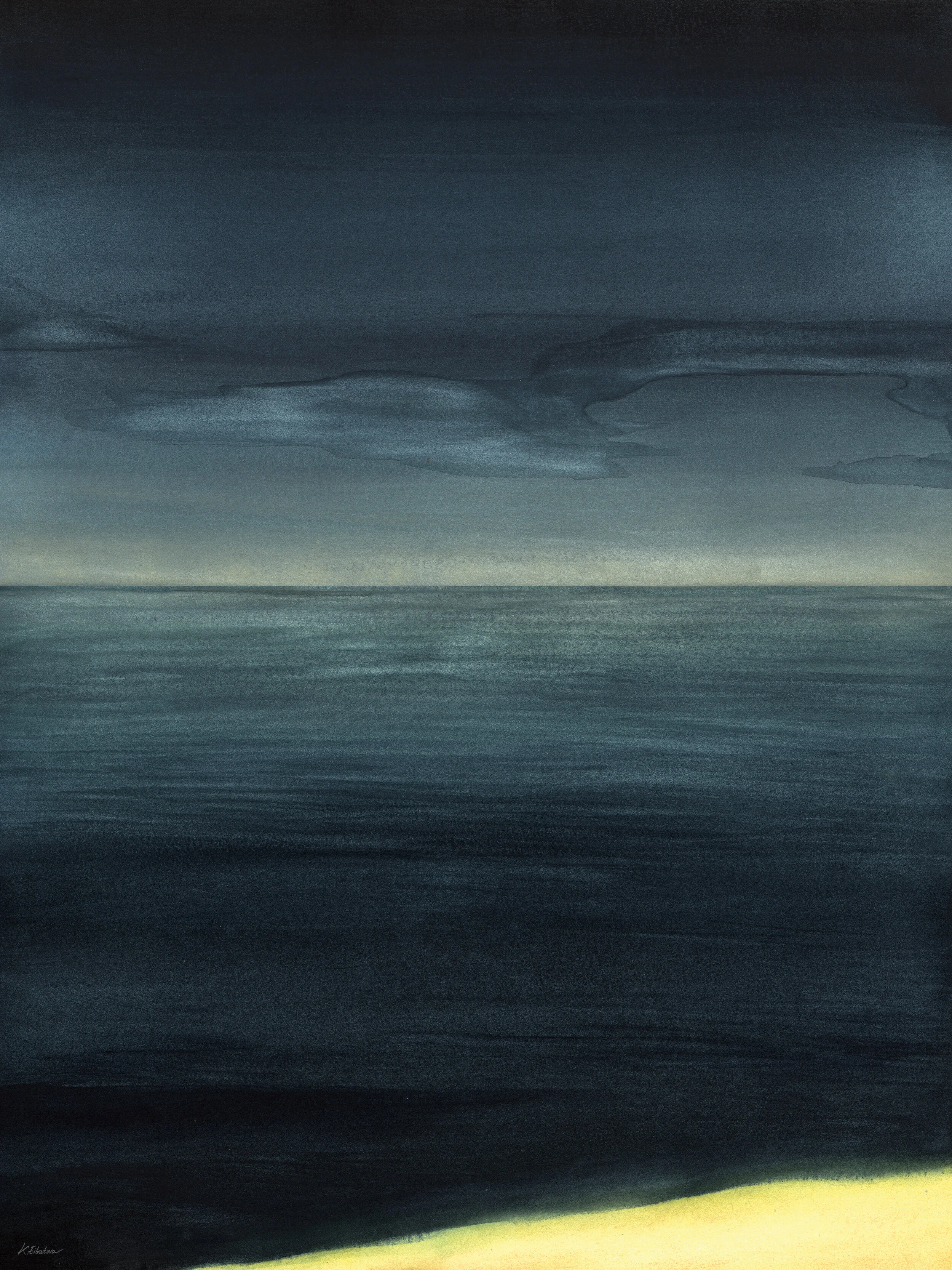 "In Darkness", by Karina Eibatova. Giclée print.
