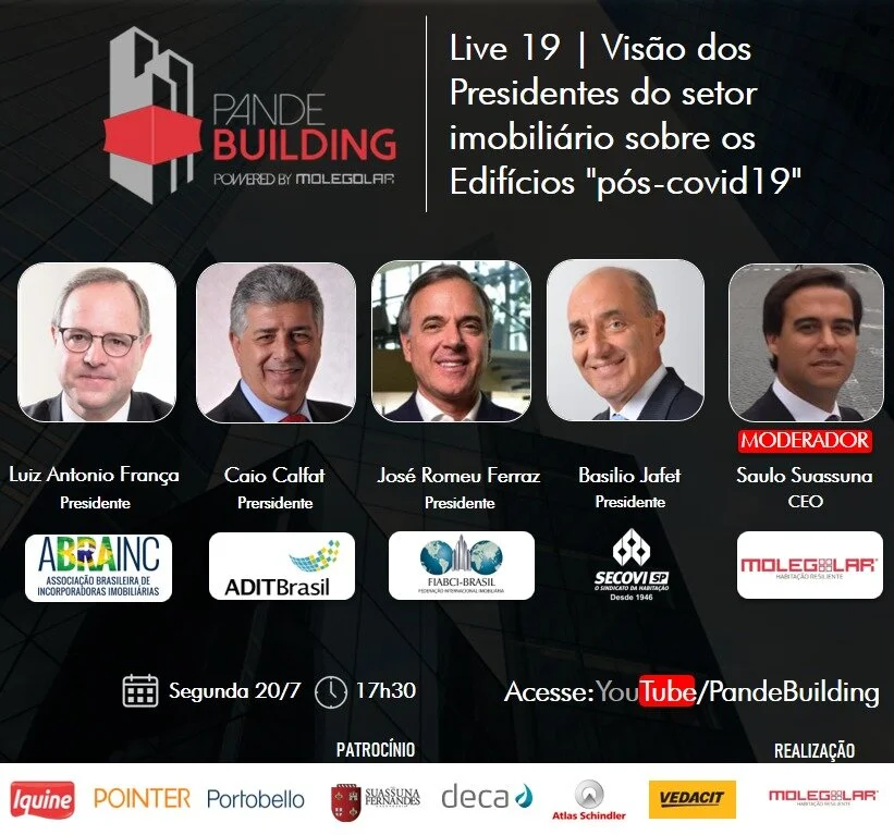 Gravação Completa | Visão dos Presidentes do setor imobiliário sobre os Edifícios da era “pós-covid”