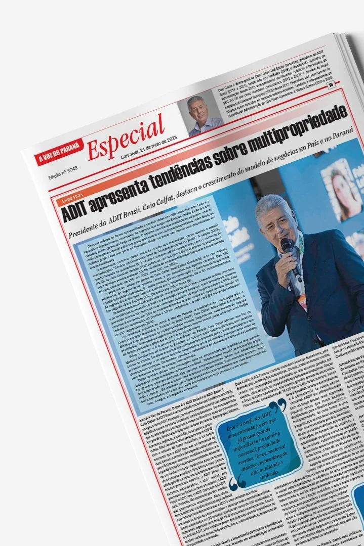 A Voz do Paraná | ADIT apresenta tendência sobre multipropriedade no Brasil