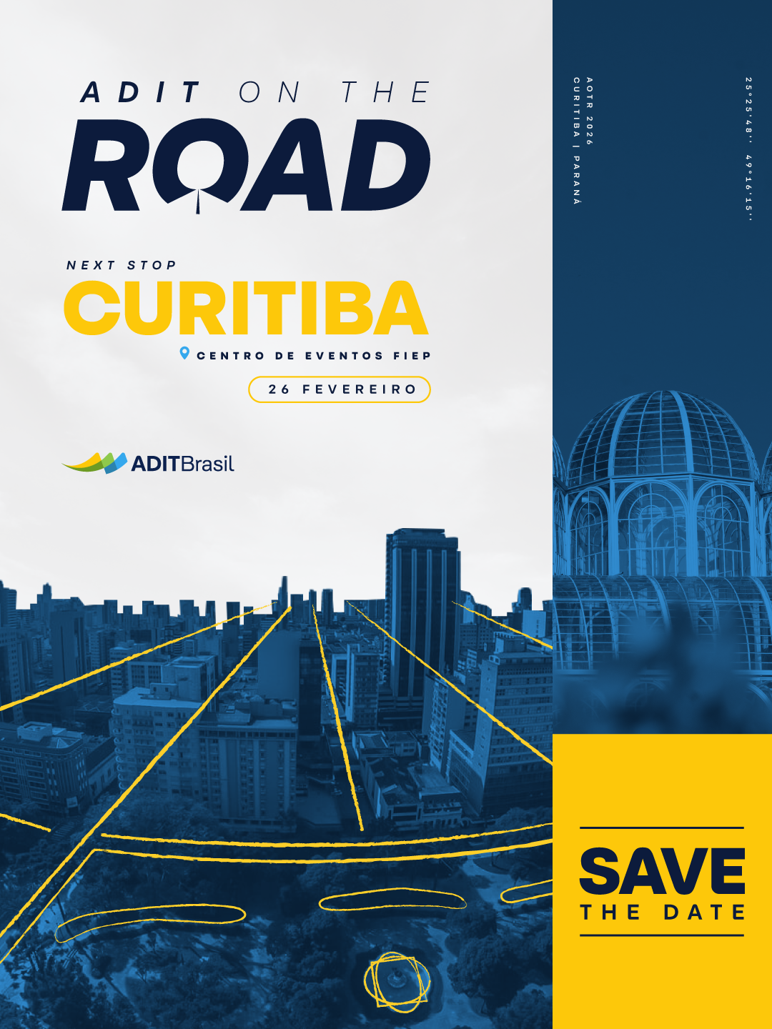 ADIT On The Road chega a Curitiba com debates estratégicos sobre o futuro do mercado imobiliário e turístico