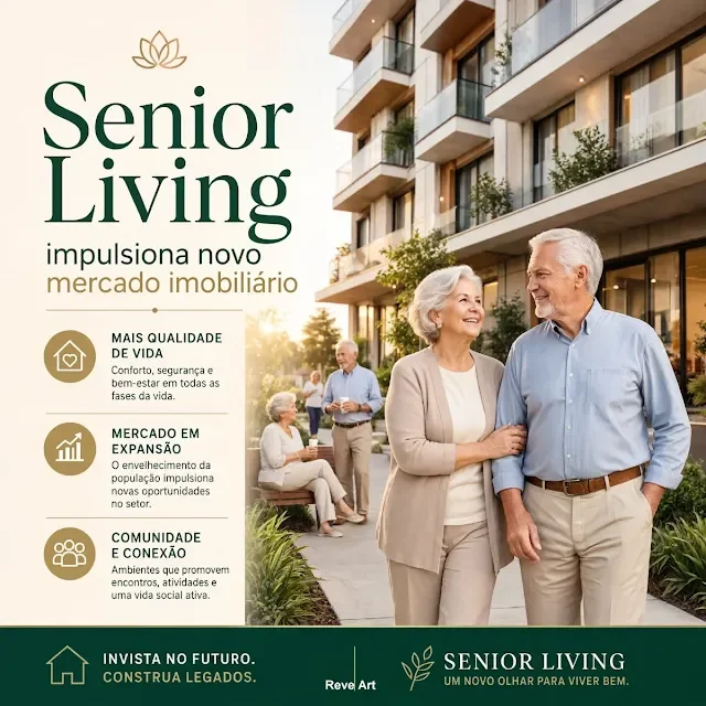 Senior Living impulsiona novo mercado imobiliário