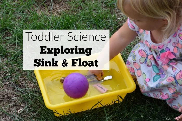 Sink or&nbsp;Float Science for Toddlers