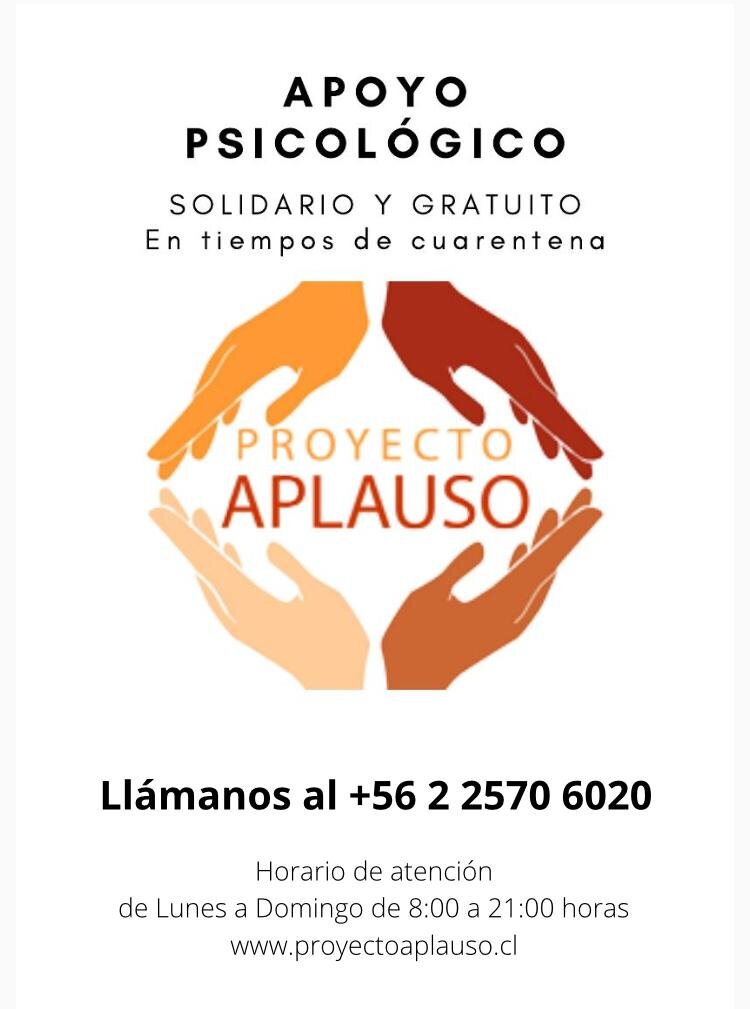 Apoyo psicológico 'Proyecto Aplauso'