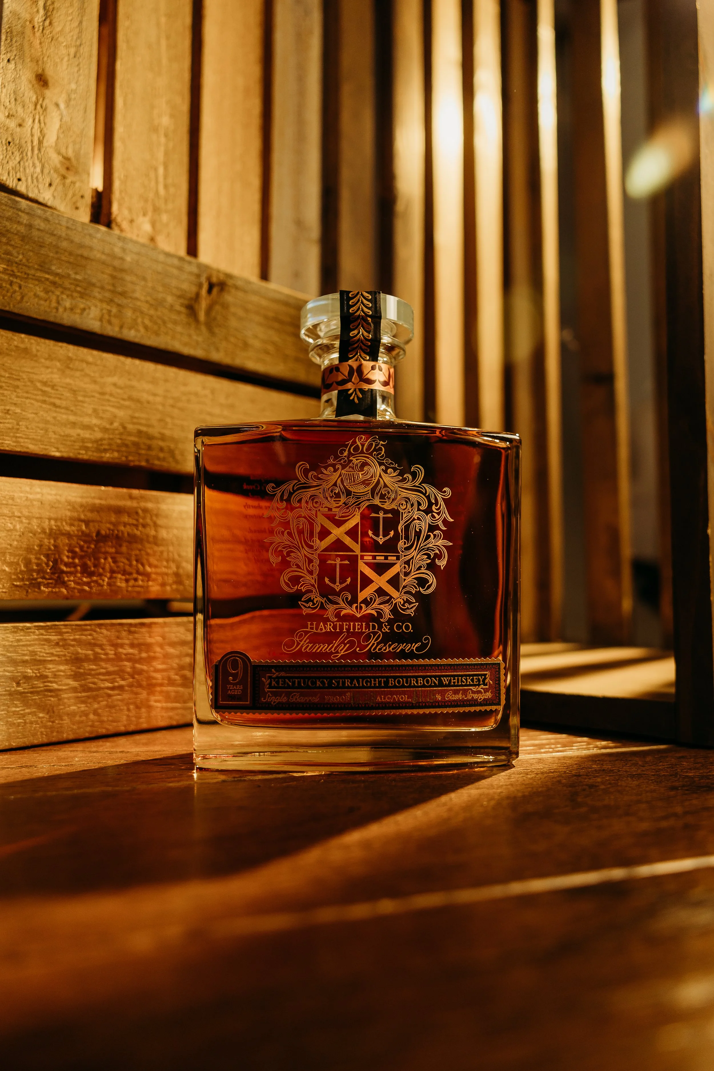 Prize 17 - Hartfield & Co. Family Reserve 9 year. A hidden gem from Kentucky craft distilling, this 9 year Family Reserve is rich, rare & a testament to small town bourbon heritage.