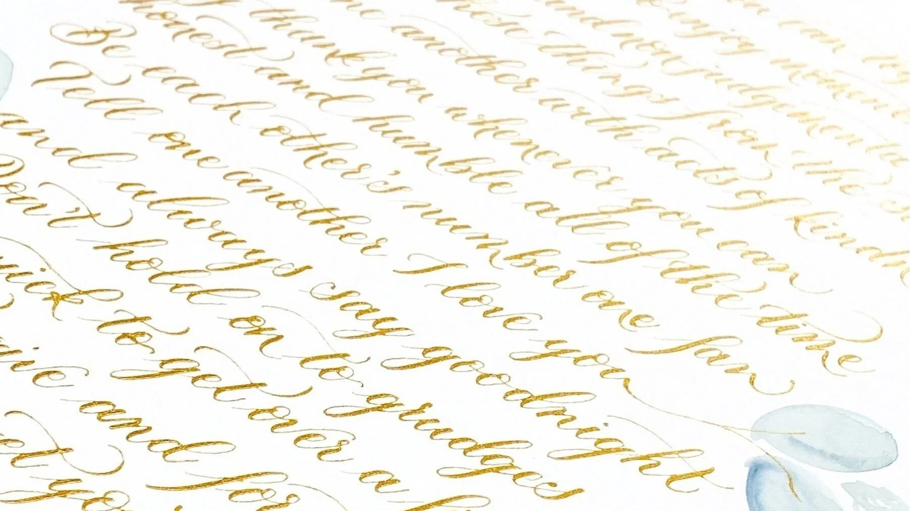 “I like your Font!” and other things not to say to a calligrapher….