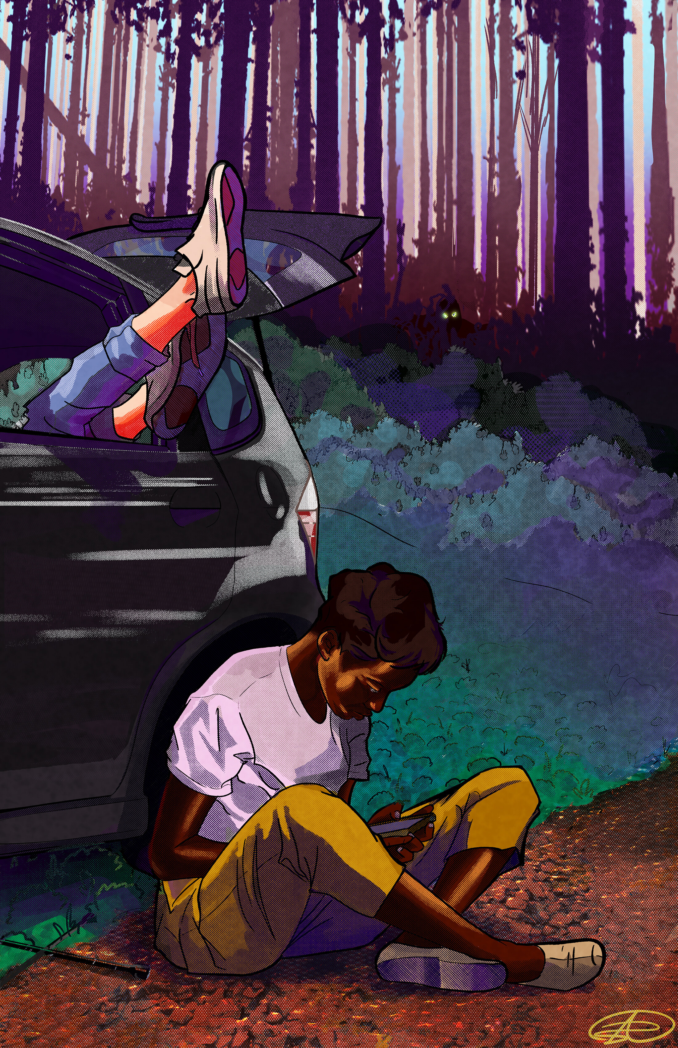 Alone by the Woods