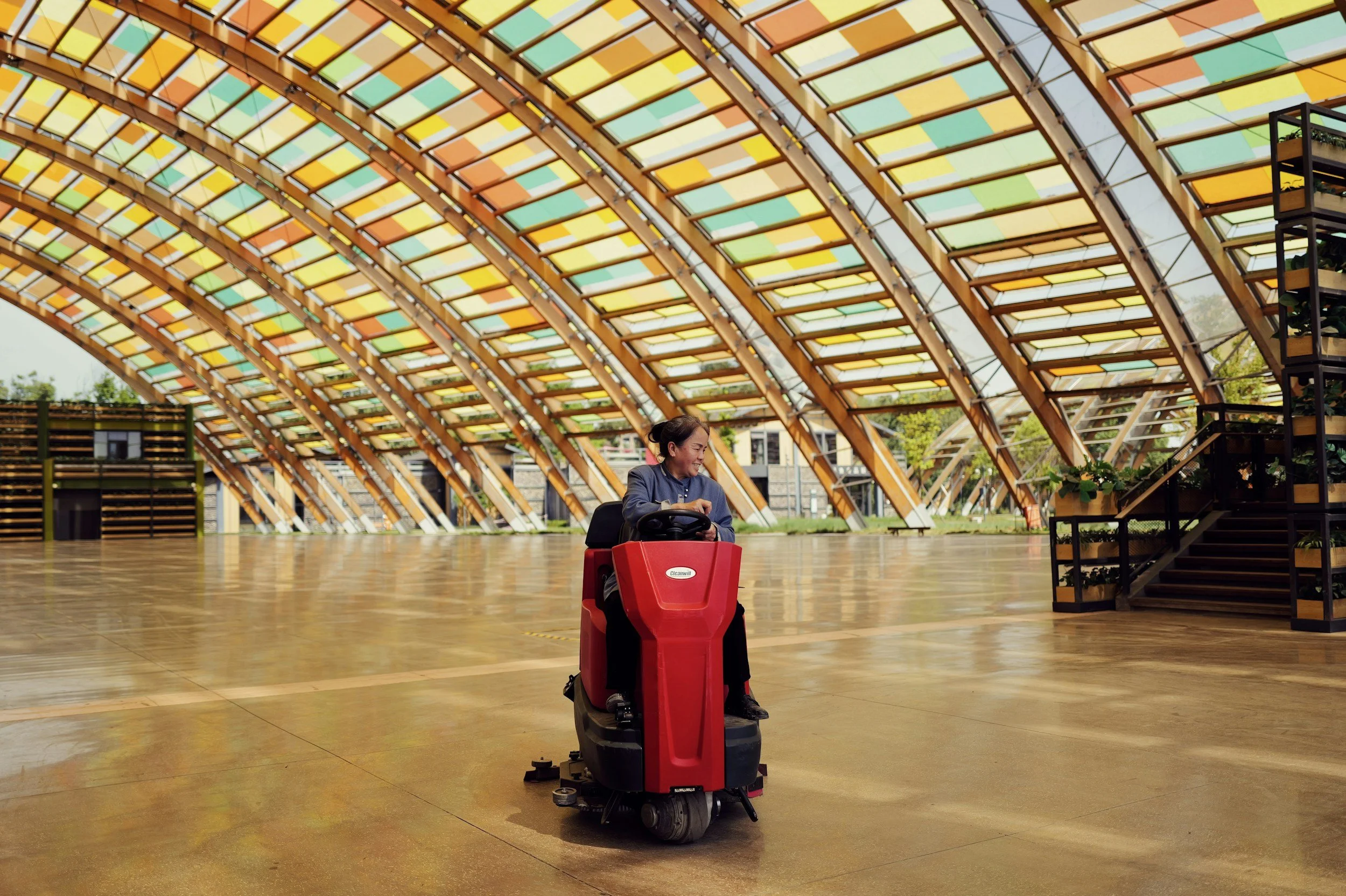 Commercial Cleaning Hard Scrub Floor Machine