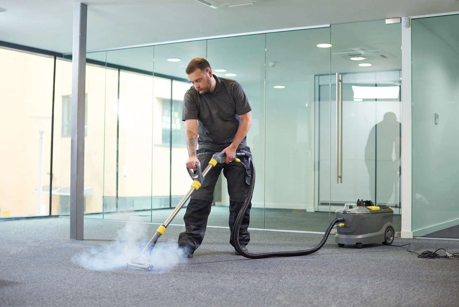commercial carpet steaming