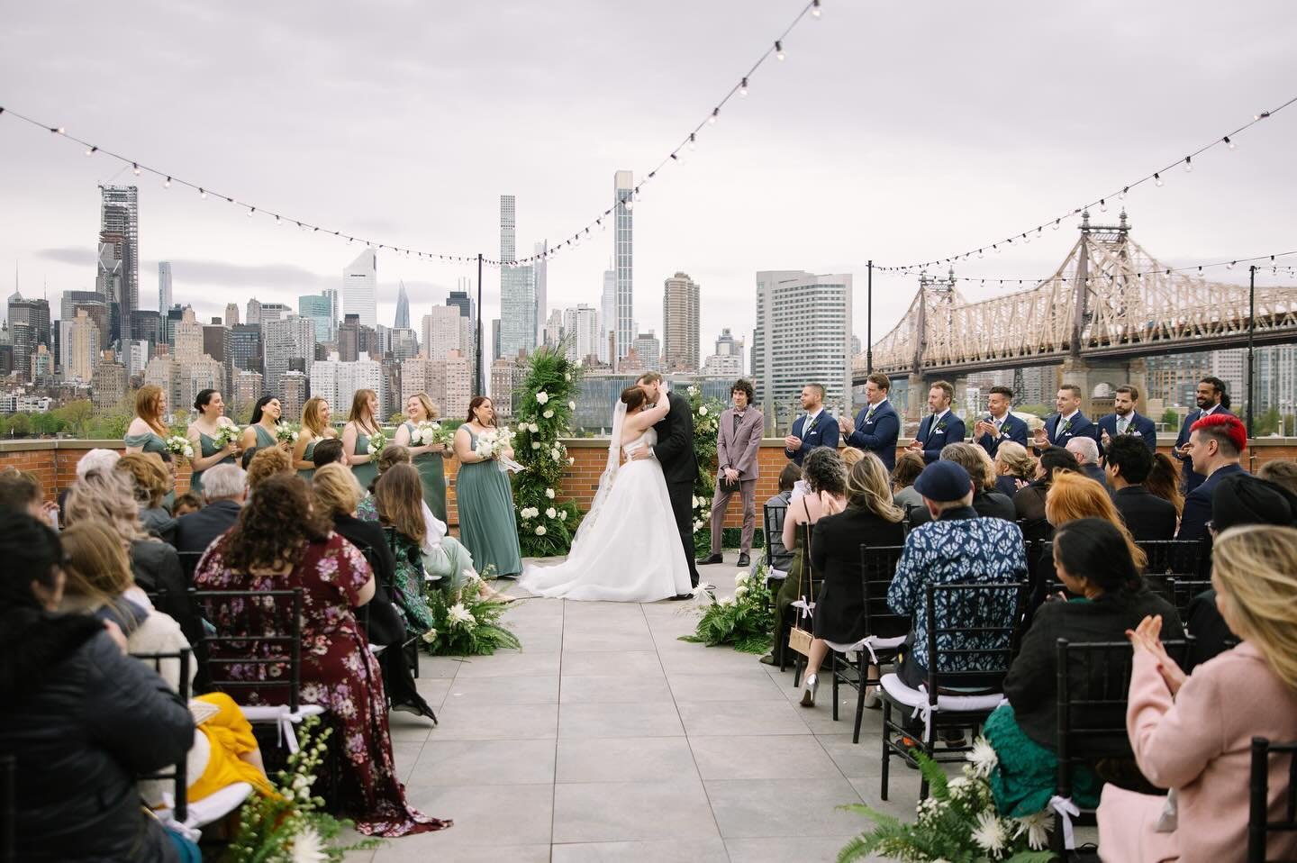 Congratulations Kristin &amp; Jude✨ Love was in the air last Saturday, celebrating a beautiful union. ❤️ Here&rsquo;s to forever and always. 🥂
💫❤️
Planner &amp; Caterer: @bartlebyandsage 
DJ: DJ E.Lum
Florist: @botanique.nyc 
Photographer: @taybrau