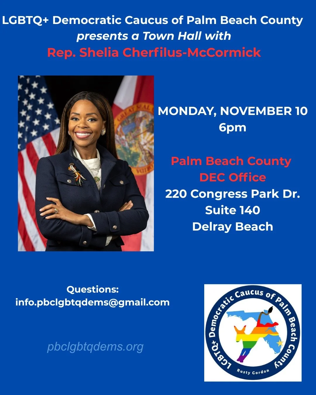 NO Registration Required!
Open to ALL Democrats!