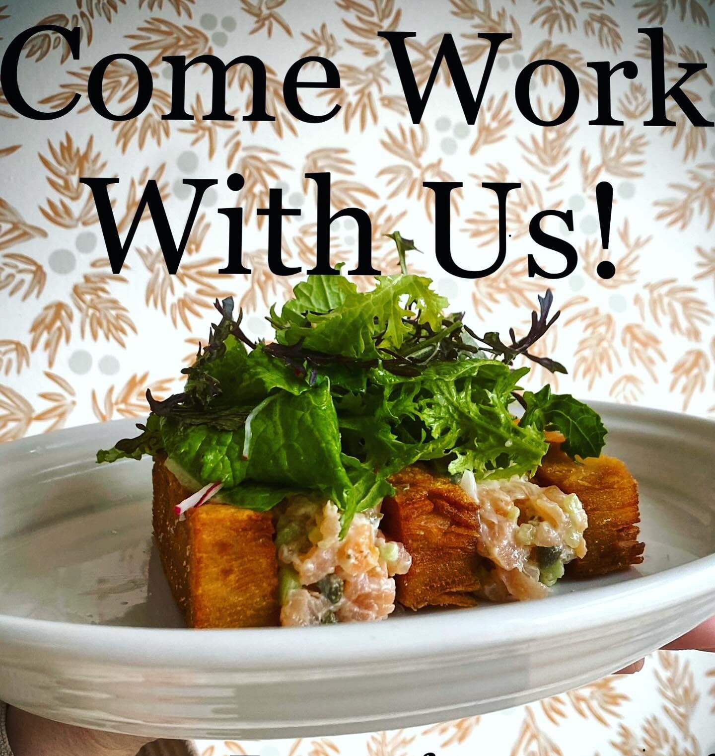 ✨We&rsquo;re looking for FRONT-OF-HOUSE STAFF and COOKS to round out our team for the busy summer season!✨

If you&rsquo;re a bright ray of sunshine, have experience in casual/fine dining, love food + wine and are interested in finding out more&helli