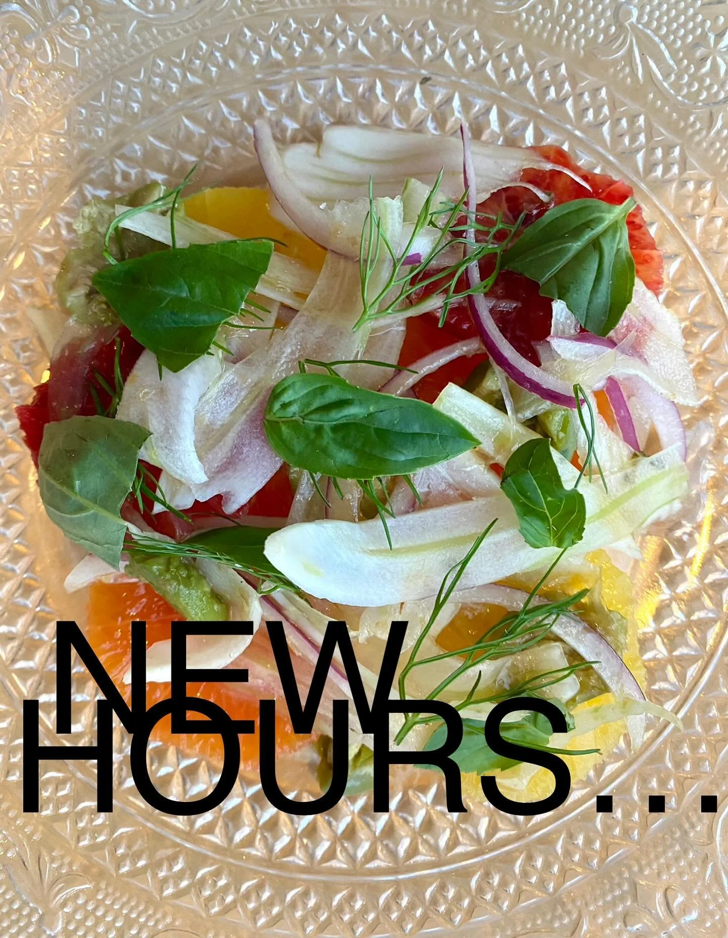 🌼 Hey! We have some NEW, EXCITING CHANGES to tell y&rsquo;all about&hellip;🌼

- We&rsquo;re pressing pause on our lunch service for the time being to focus instead on&hellip;
- launching HAPPY HOUR!!! Wed-Sat 4-5pm&hellip; 25% off selected menu ite