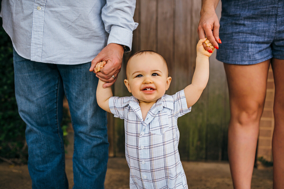 Baby Boy Birthday Portraits in Houston 