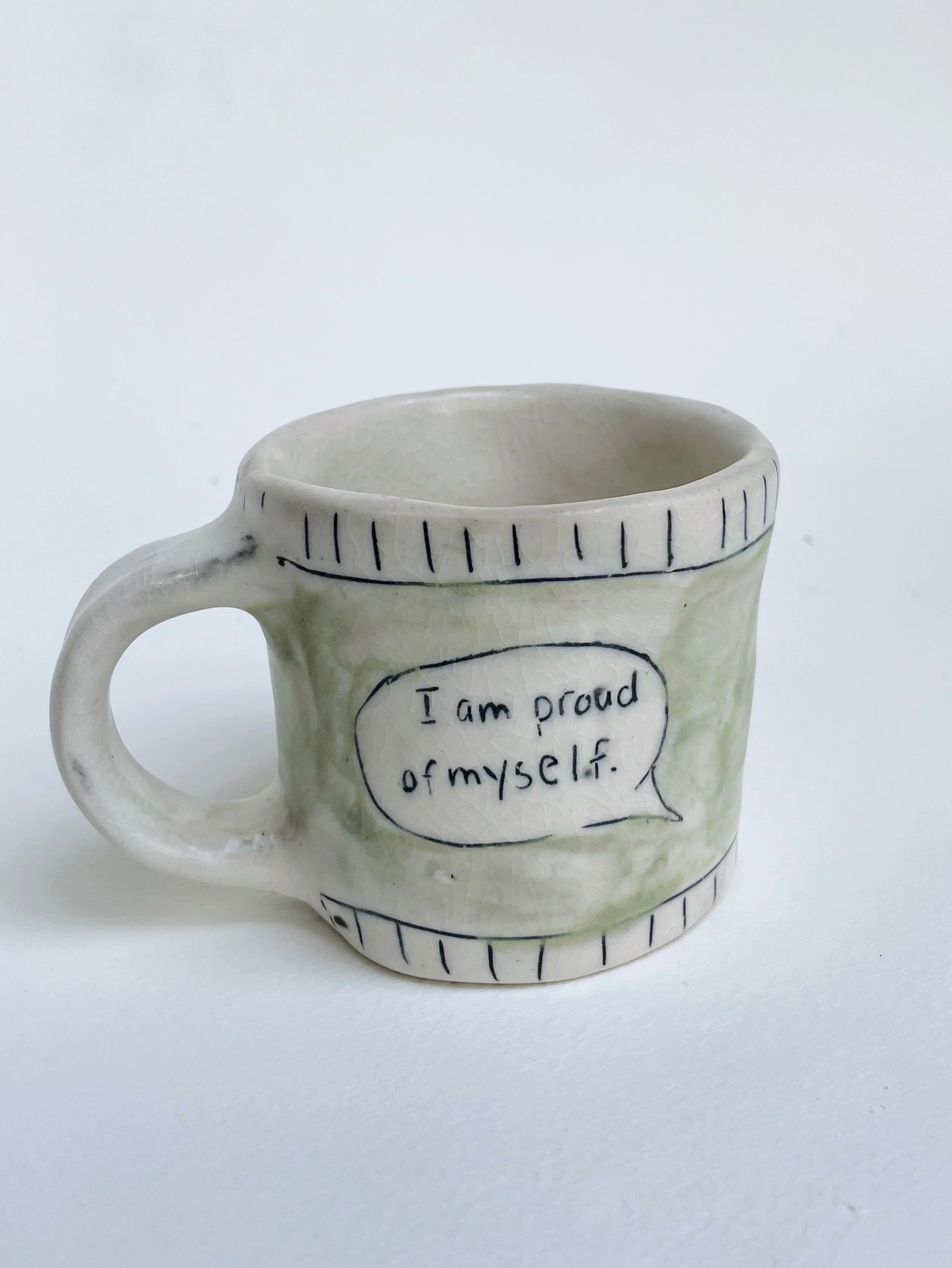 I am proud of myself