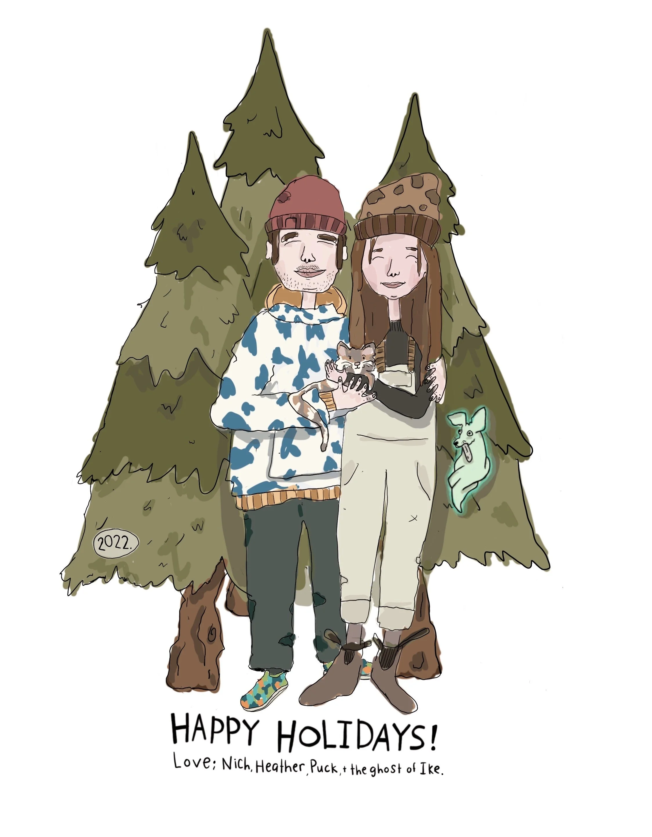 Custom Digital Illustration (Card design ONLY)