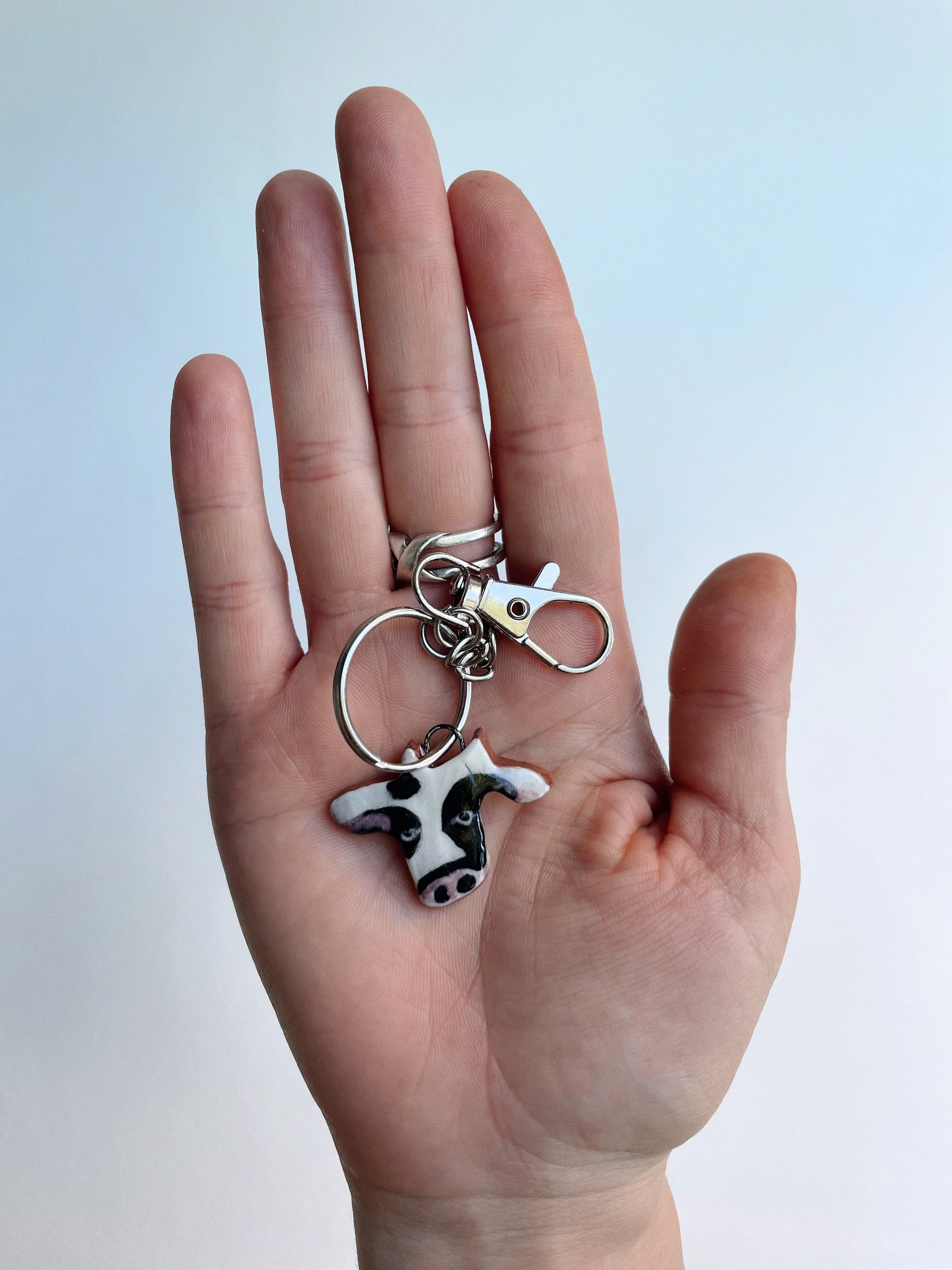 Cow keychain 3