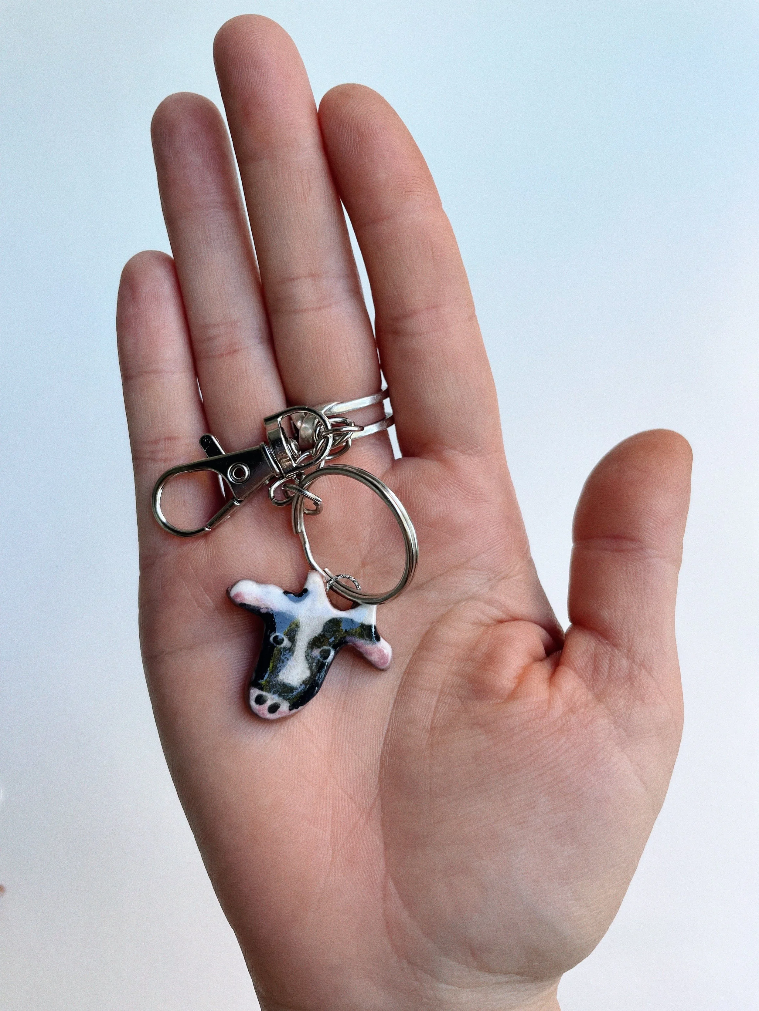 Cow keychain 4