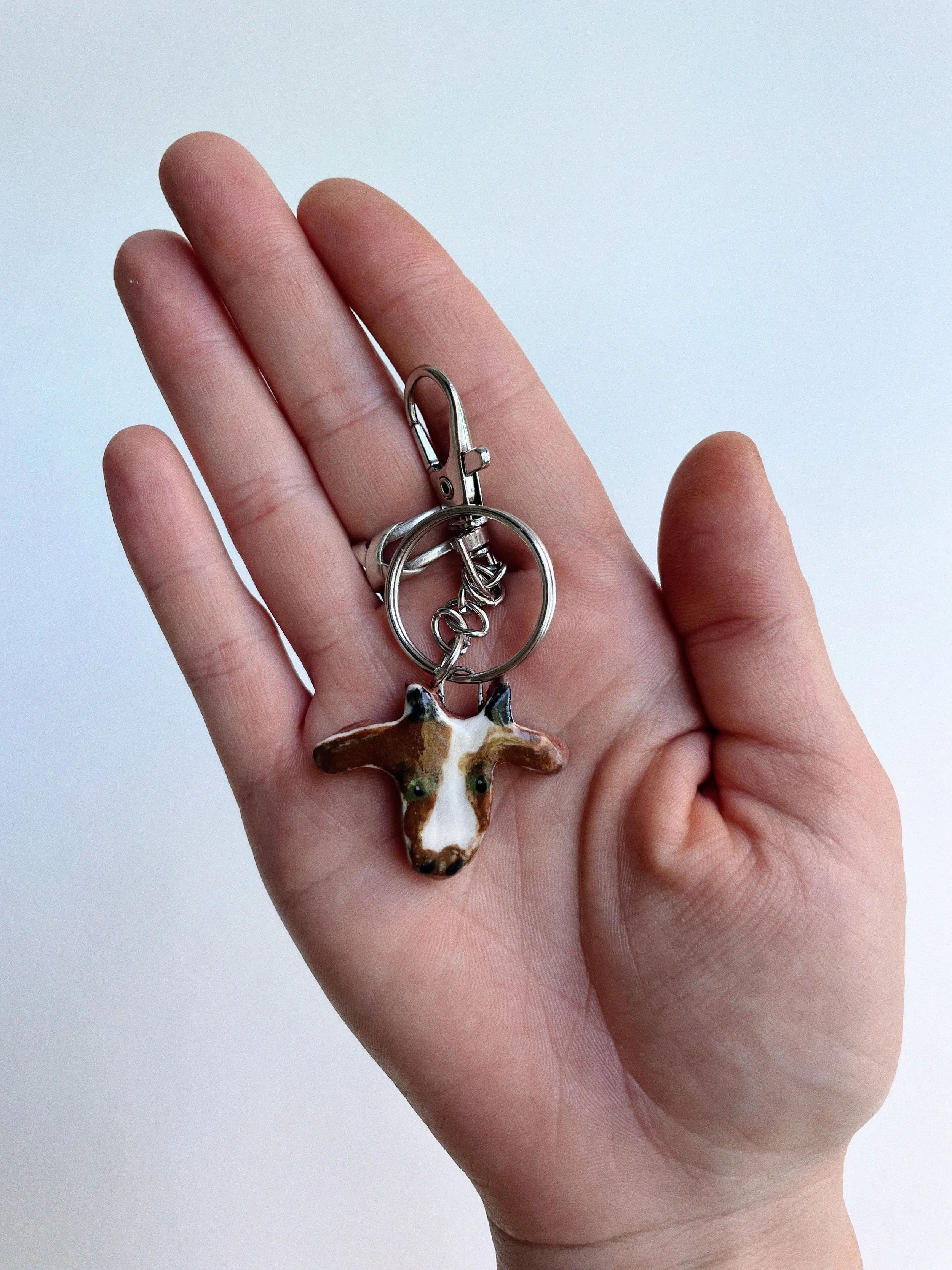 Brown Cow keychain