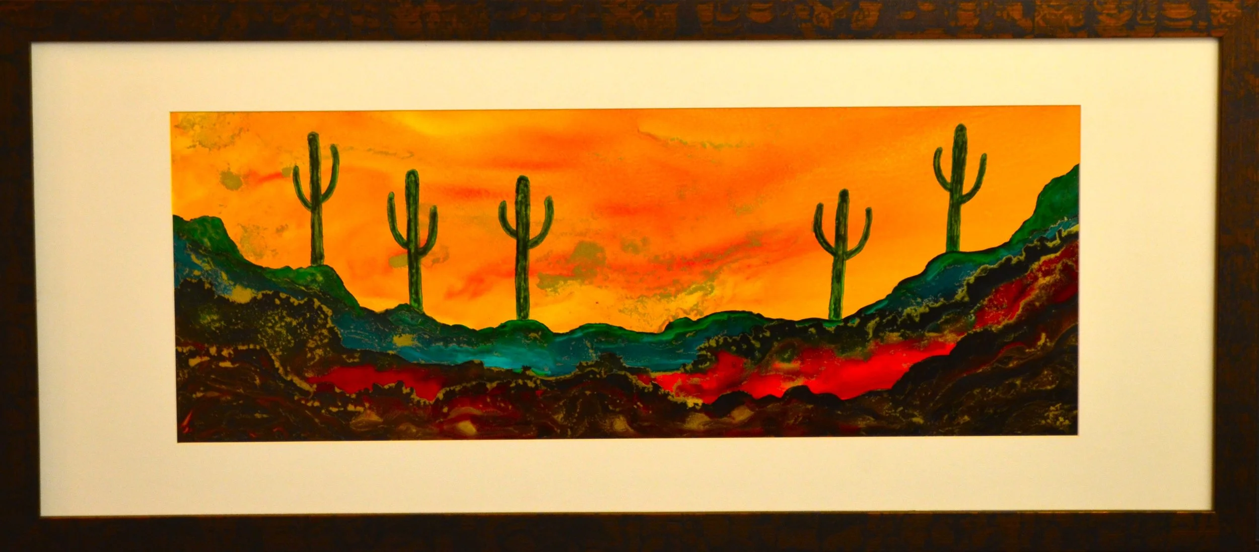 Saguaro Wash (35"x16")
