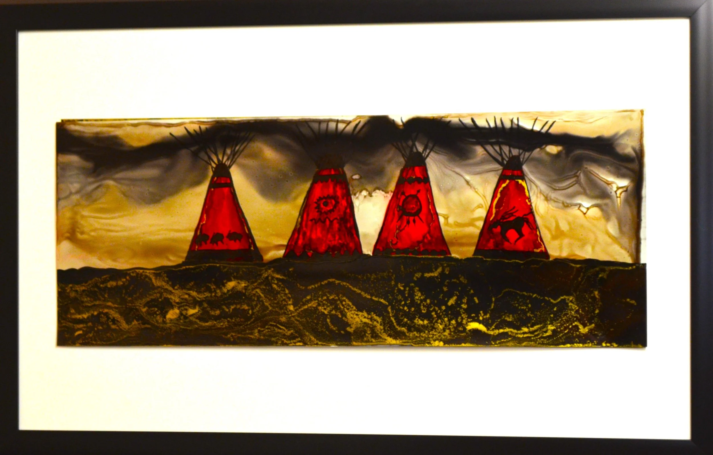 Plains Encampment (32"x22")