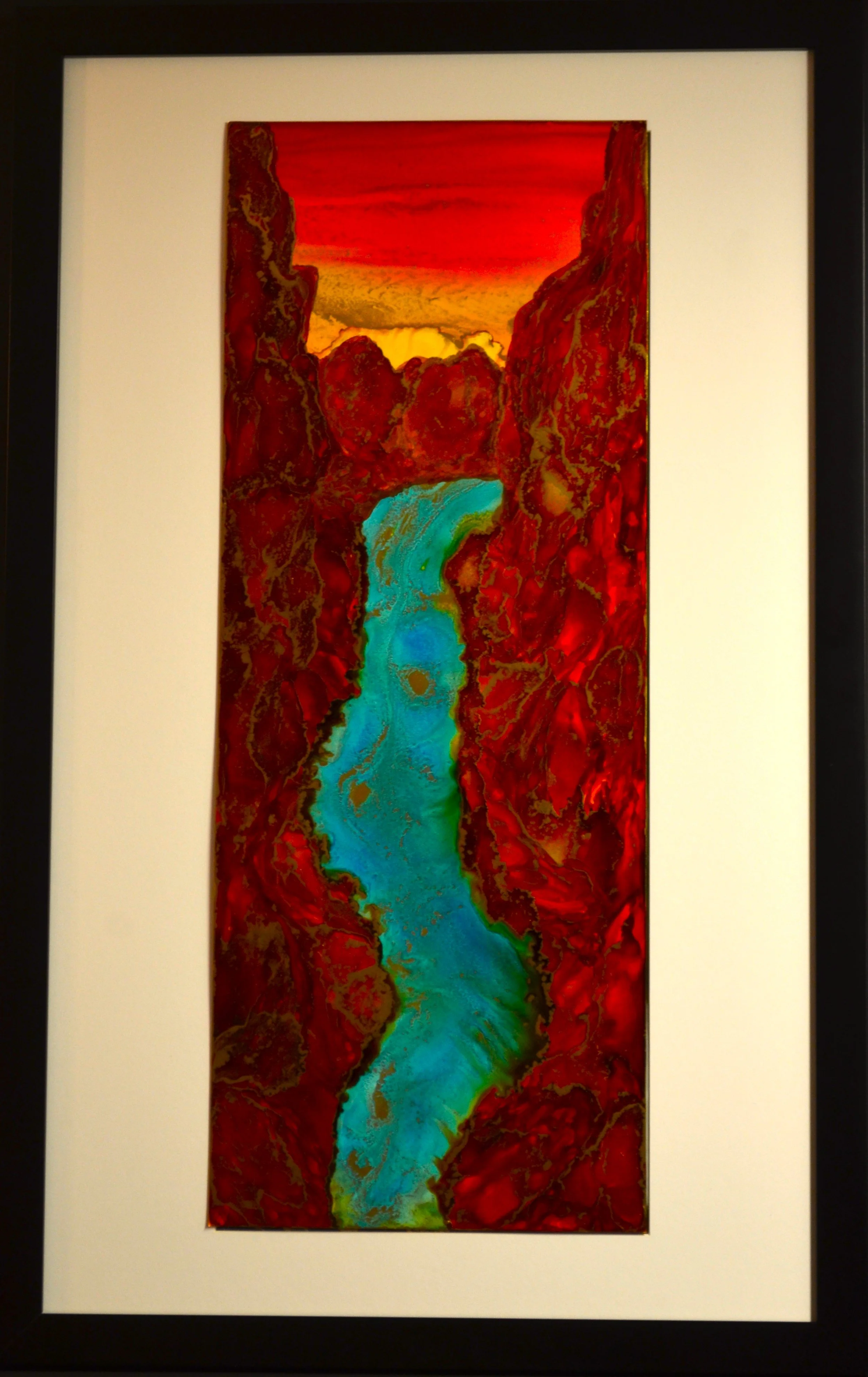 Canyon Flow (32"x22")