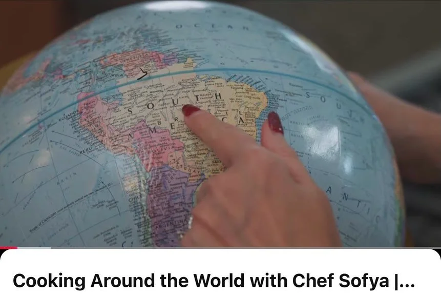Don&rsquo;t forget to tune in and SUBSCRIBE to my show!! Cooking Around the World with Chef Sofya. The show can be found is at the link in bio. #kidscookingshow #izabellasgourmetchow #youtubechefsofya #cookingandeducation