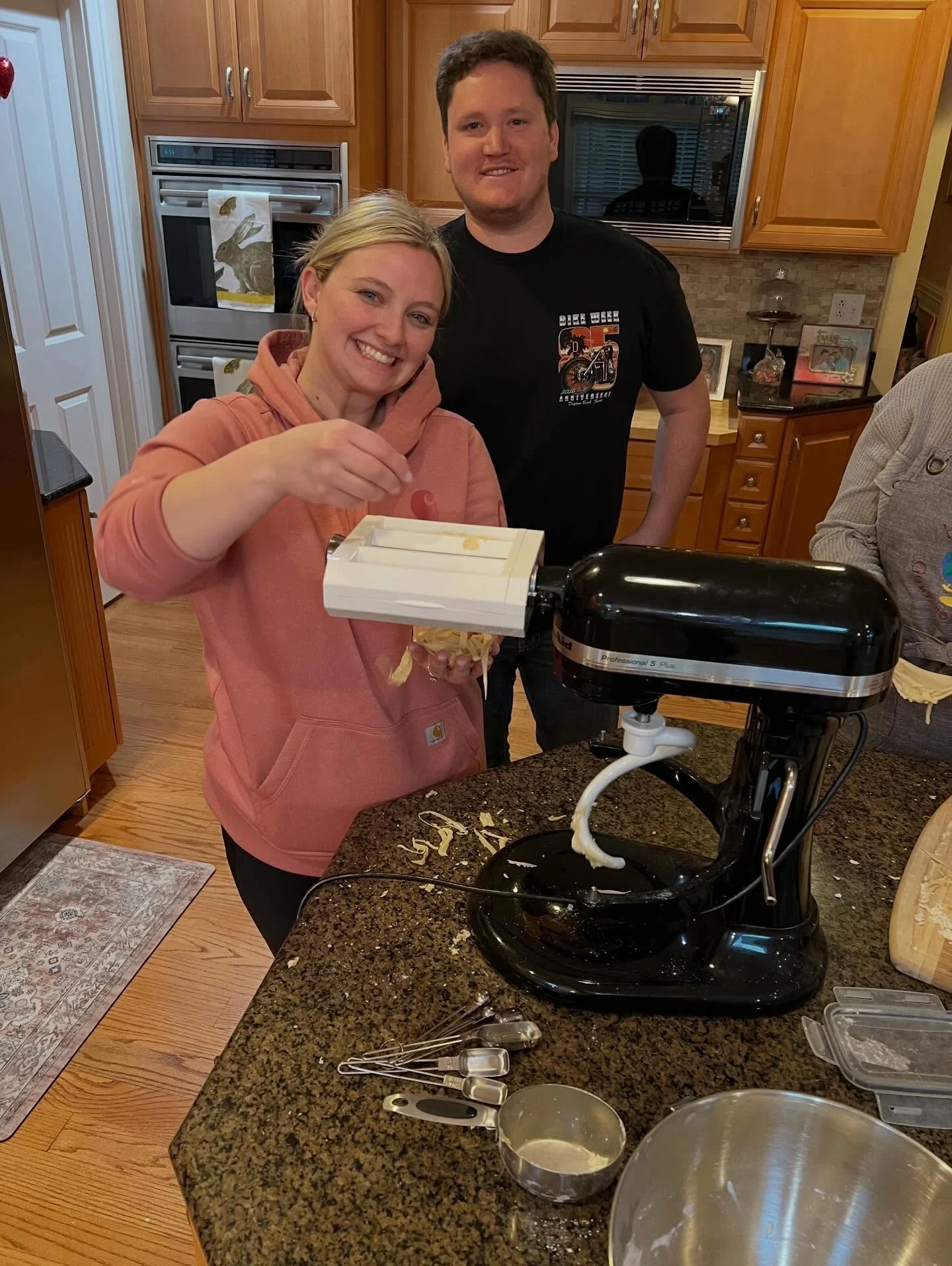 And what a class!! (Last Wed) Missed a handful of foodies due to Flu 😷 Various pastas, different sauces and crepes with cheese sauce &amp; preserves and fresh whipped cream. Nothing is better than that!! #pastafromscratch #saucesfromscratch ##always