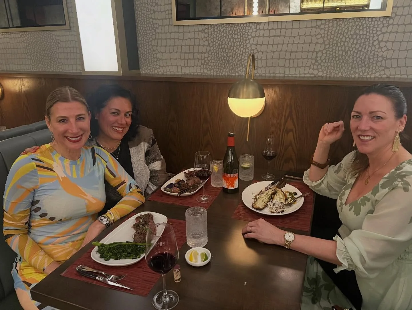 My gang. My traveling gals! So blessed to have you in my life. Our Birthday tradition goes back now to over 8 yrs. Celebrating each other&rsquo;s Bdays with 🍷 good food and a lot of laughing, literally cracking up. @mcphillips12 @eweckerm #feelingbl