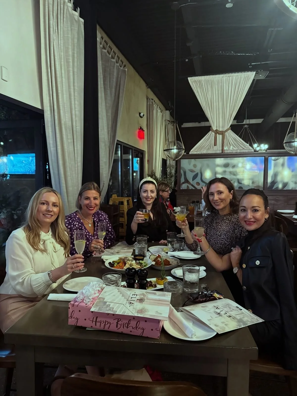 My Russian beauties. Making me feel quite special celebrating my Birthday!!! Love my gals!! Flowers! Toasts! Dancing! What else is there? #friends #fun #laughs #makingmemories