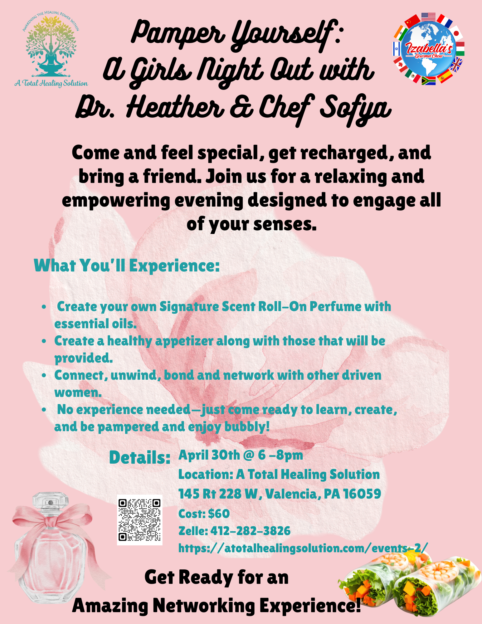 Pampering for Ladies - Making Perfume &amp; Healthy Foods