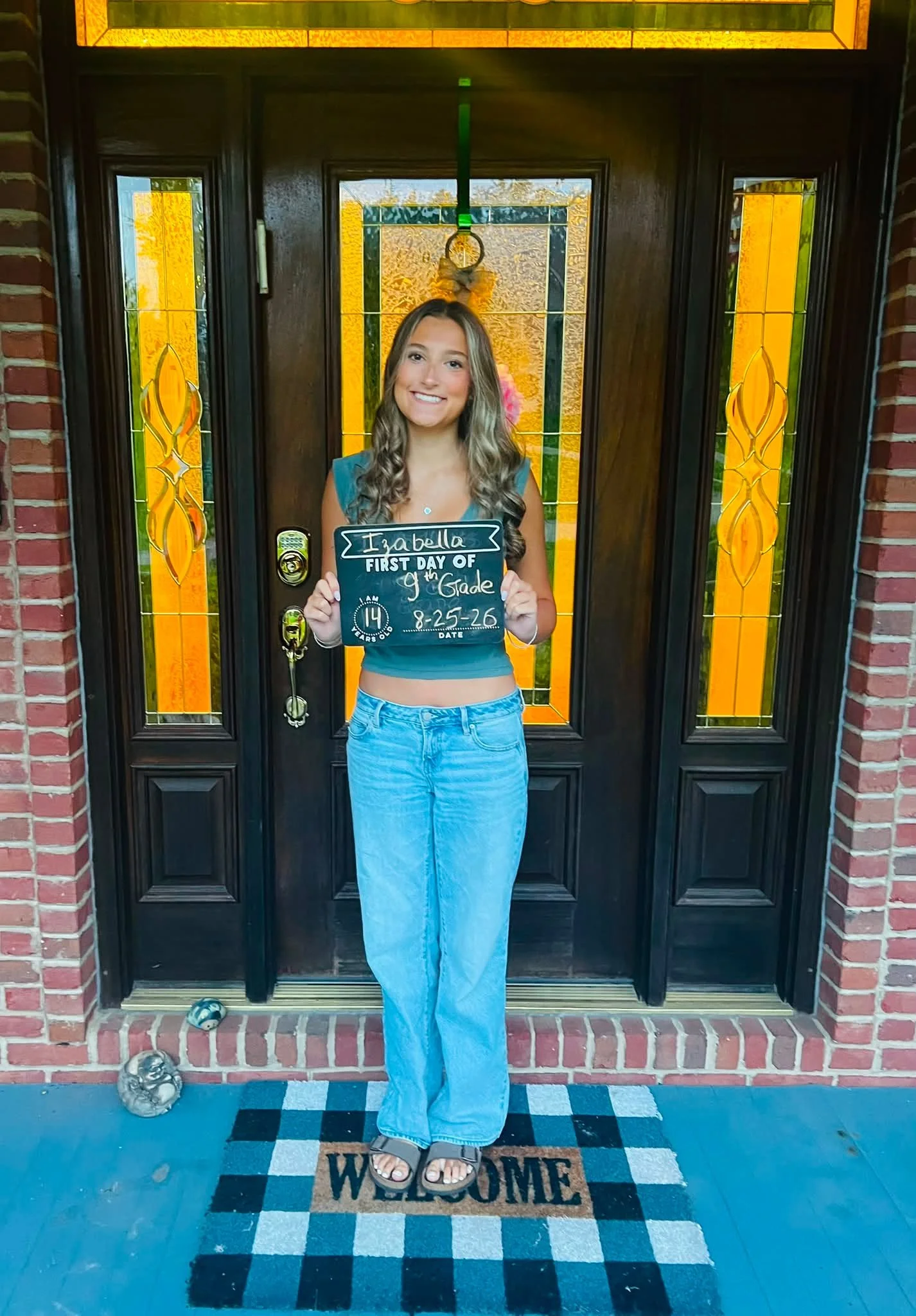 And here we are, first year in HS. My baby. My the One and Only. My pride and joy! 🏫 🚌 📚
