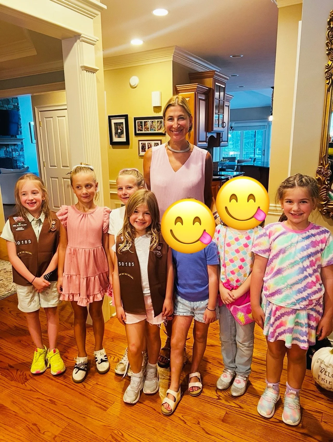 FRIYAY!! Etiquette Class for Girl Scouts!!!!!! Home made Scones! Butter! Jams! Tea!! Even adults learned a thing or two 😃 #etiquetteclasseskids #izabellasgourmetchow #etiquetteforlife #chefsofyasclasses