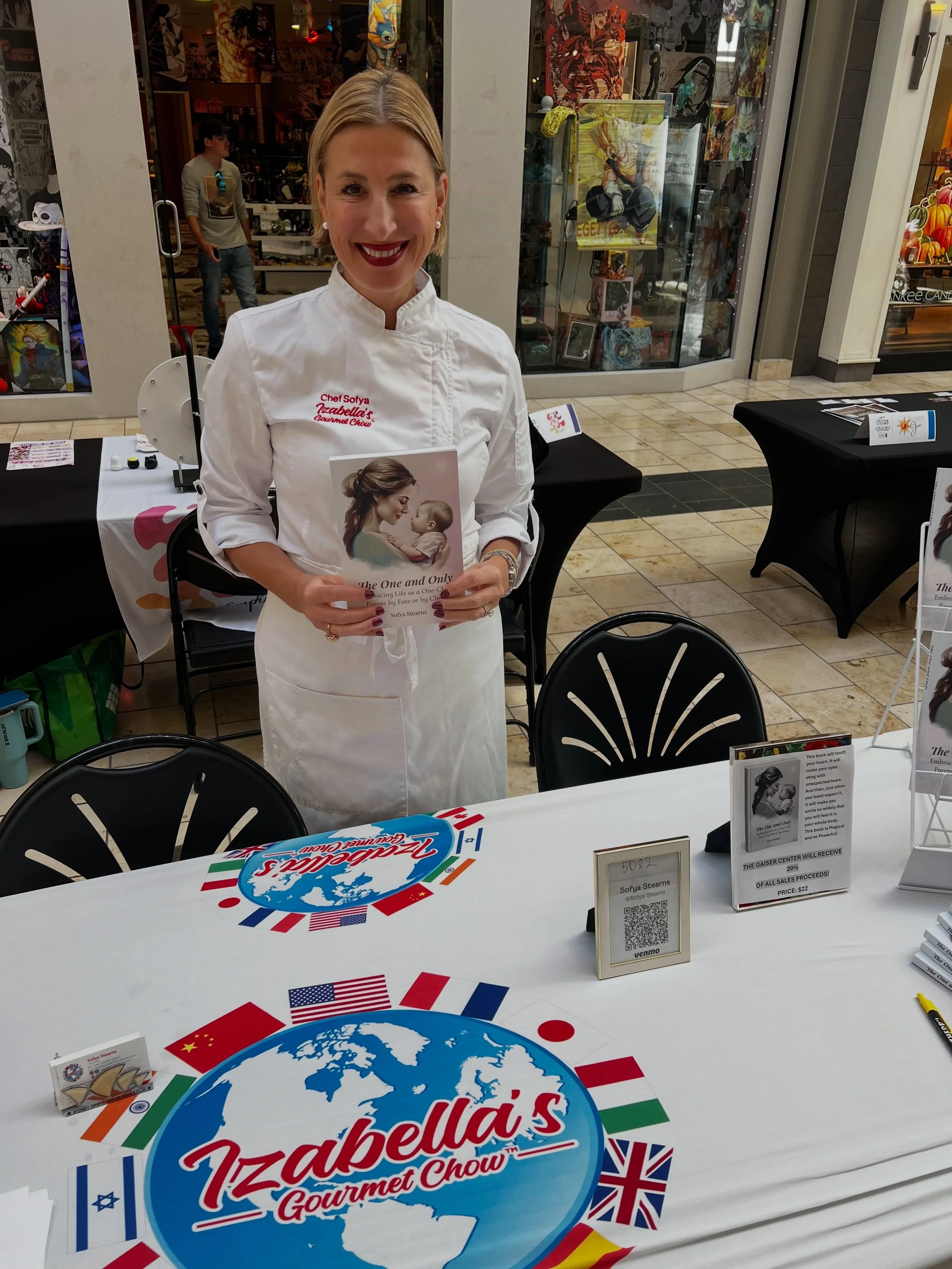 AND what a Saturday!! 2 events! 2 destinations! 2 wardrobe changes! Meeting so many incredible kids, adults, companies. A morning gig, being The Chef Sofya at the Active Living Expo with Fox53 and in the evening, a guest and a vendor, as an Author to