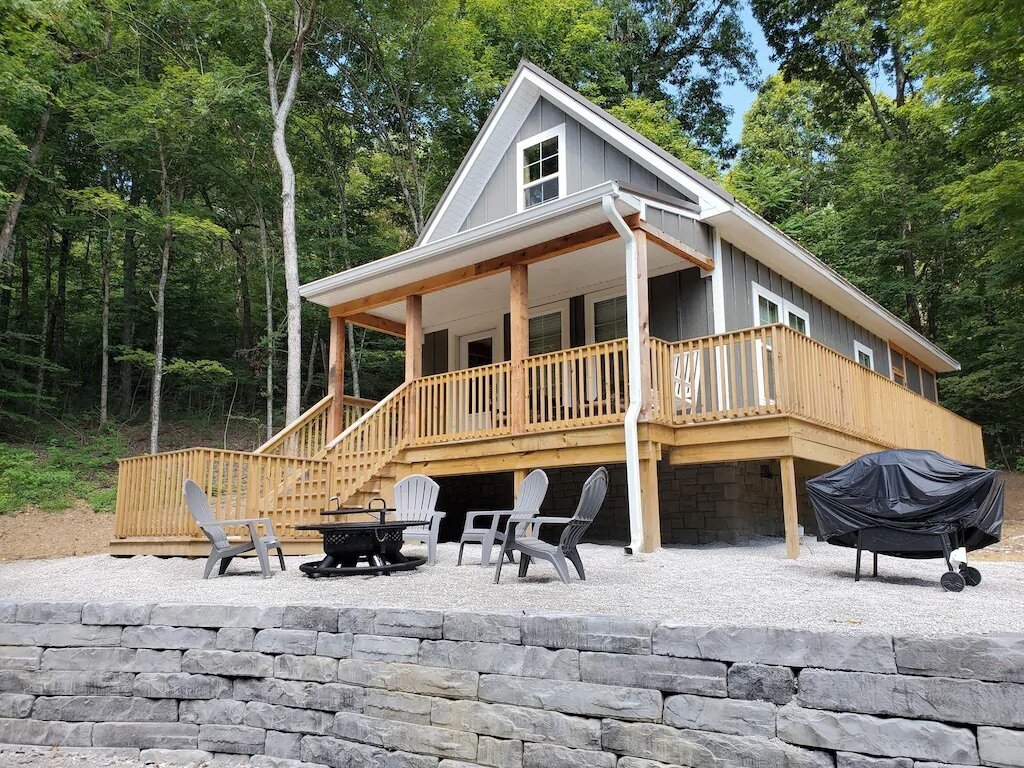  Since they adjoin the  Pennyrile State Forest Park , there are plenty of hiking and riding trails to explore, no noisy neighbors, and plenty of fresh air.   Cozy Cottage In The Woods  